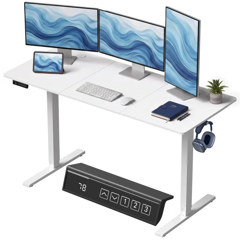 Electric Height-Adjustable Desk 140 x 60 cm