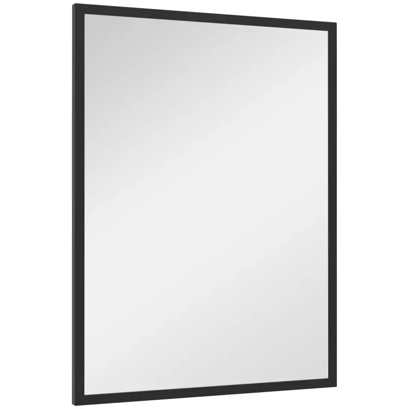 Wall Mirror 60 x 80 cm, Black