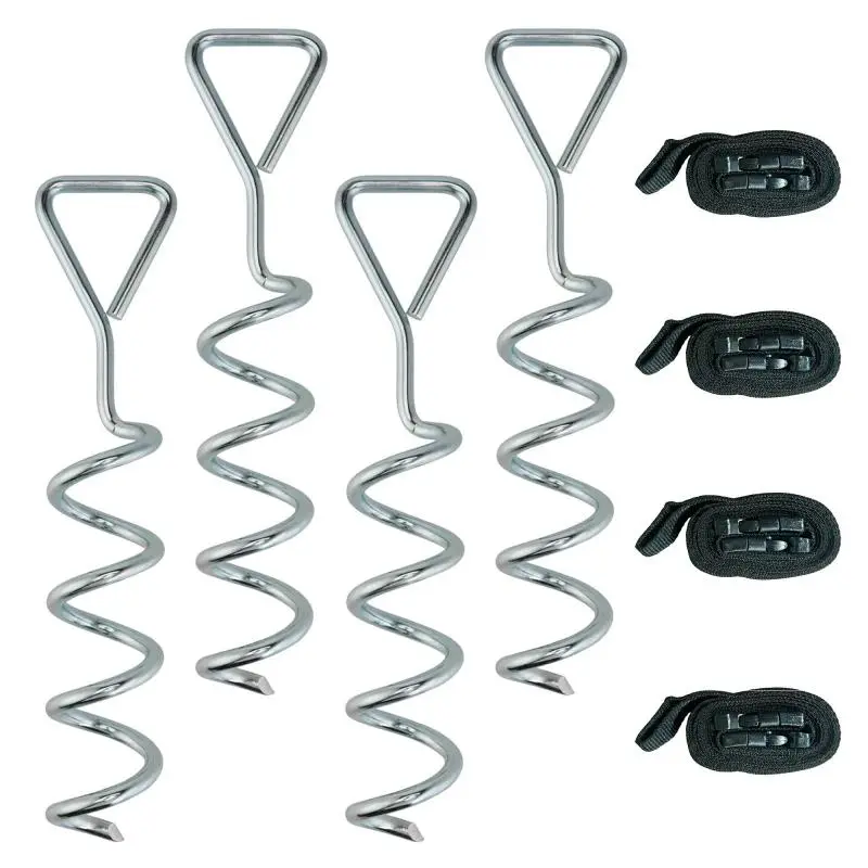 Ground Anchors for Trampolines, Set of 4, 32 cm
