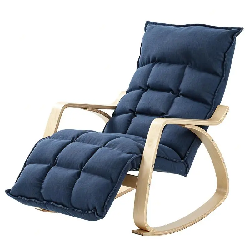 High-Back Rocking Chair, Dark Blue