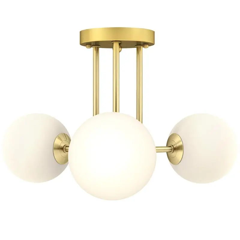 Vintage Ceiling Chandelier with 3 G9 Sockets