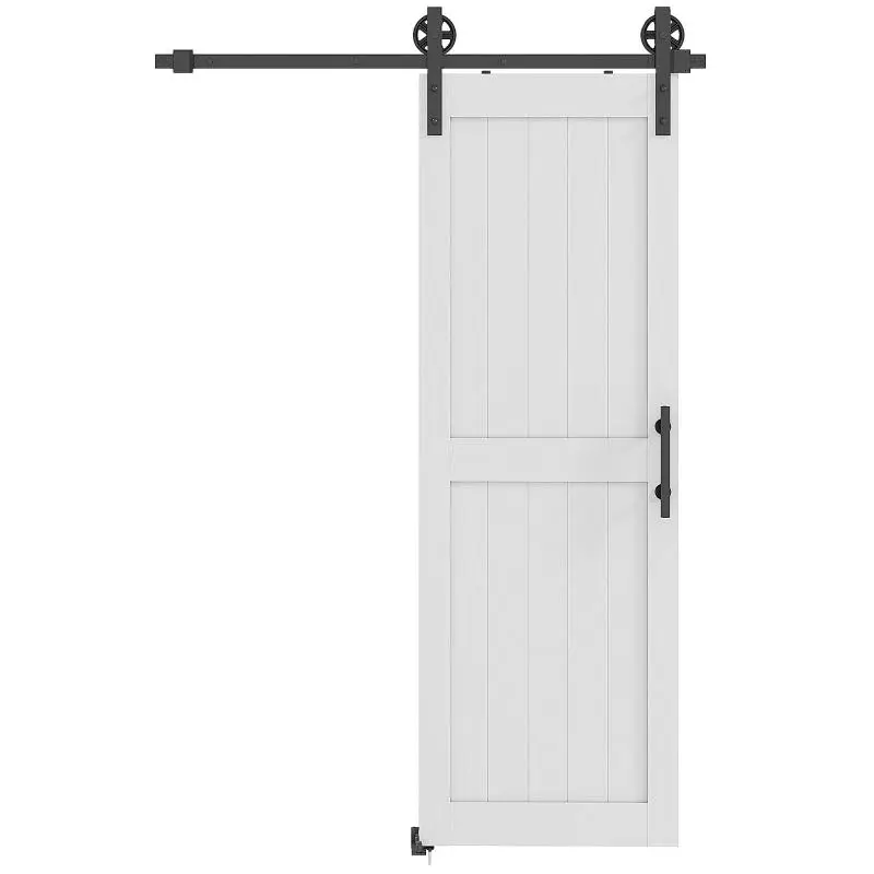 Sliding Door with Track and Handle