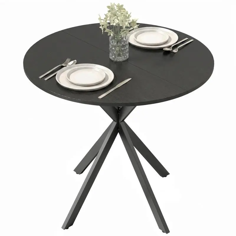 Round Dining Table, 80 cm, Brown