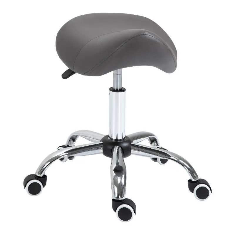 Saddle Stool on Casters, 49–61 cm
