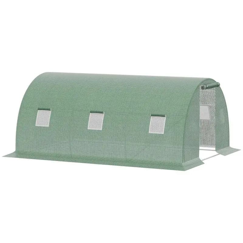 Walk-In Polytunnel Greenhouse 450 x 300 x 200 cm