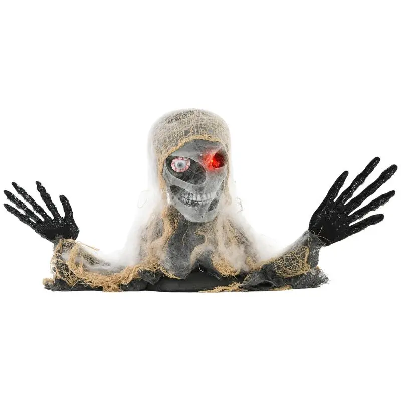 Halloween Mummy Decoration with Glowing Eyes