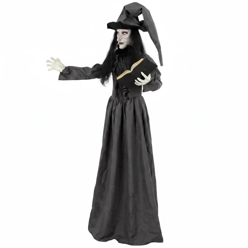 Animated Halloween Witch Decoration, 180 cm