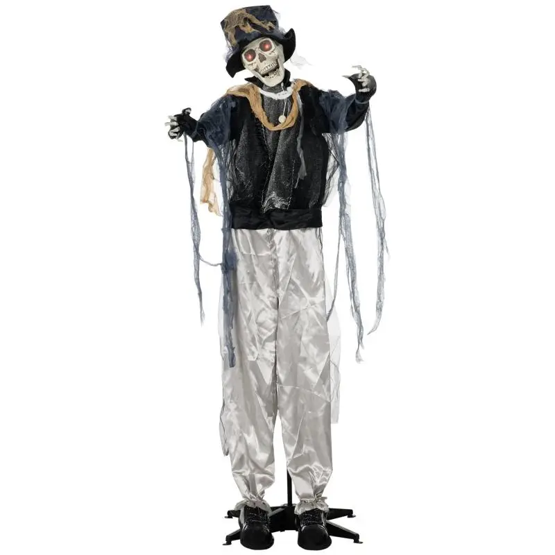 Halloween Ghost Decoration with Sound and LED Lights