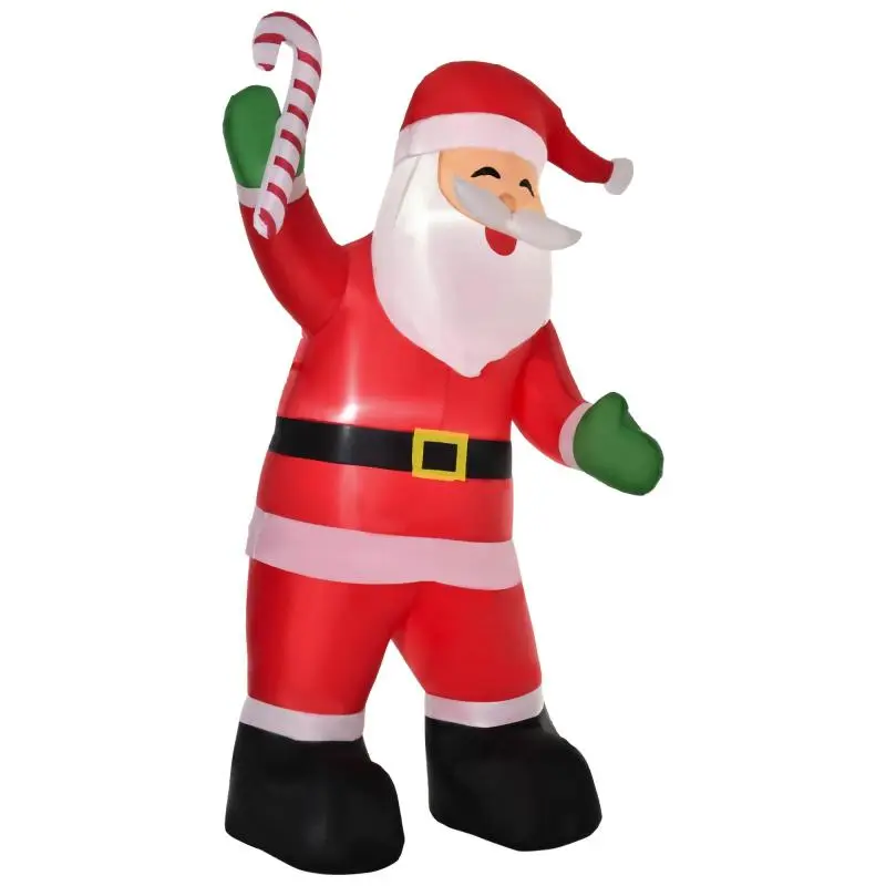 Inflatable Santa Claus with LEDs, 250 cm