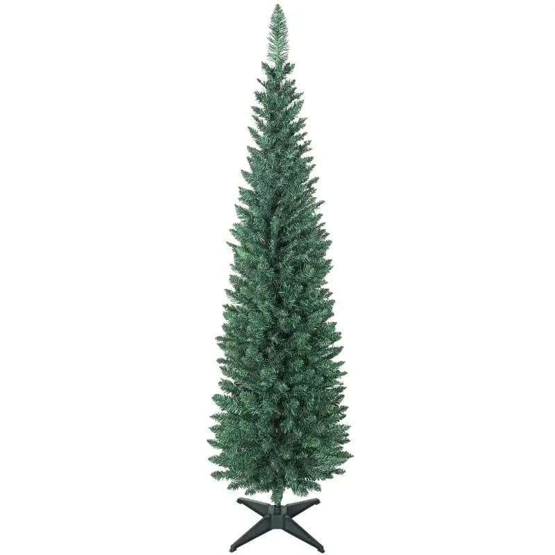 Slim Artificial Christmas Tree, 180 cm