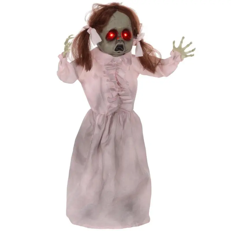 Animated Halloween Doll Decoration, 76 cm