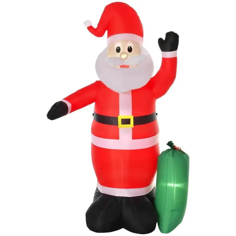 Inflatable Light-Up Santa Claus 240 cm