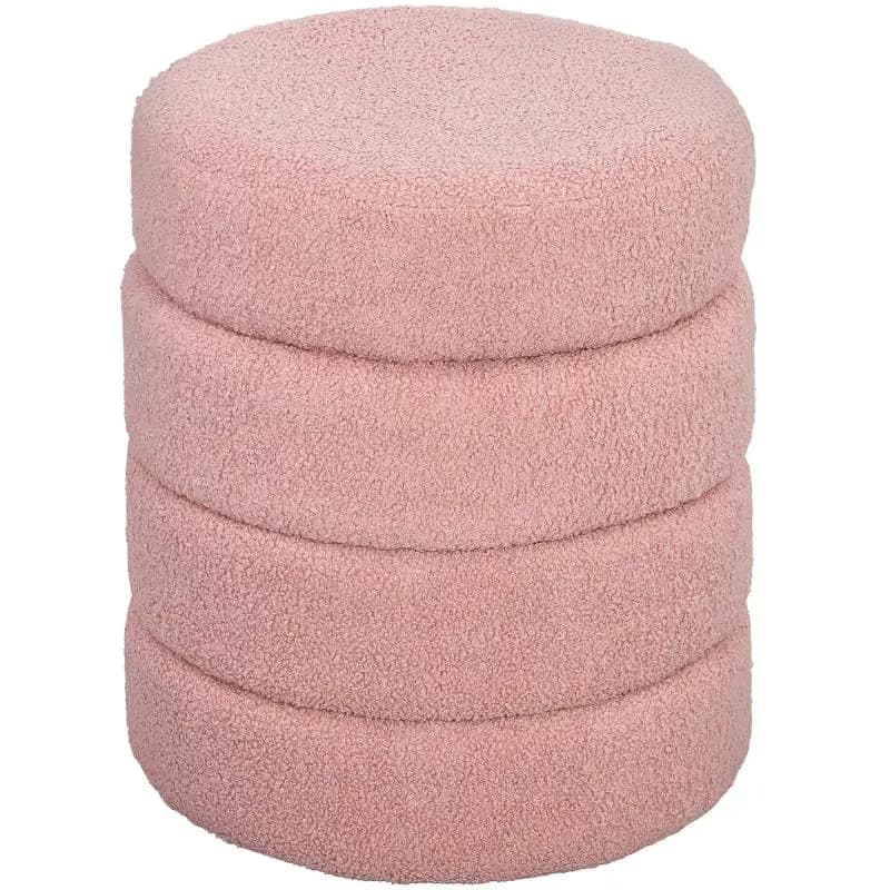 Round Stool 40 cm Pink