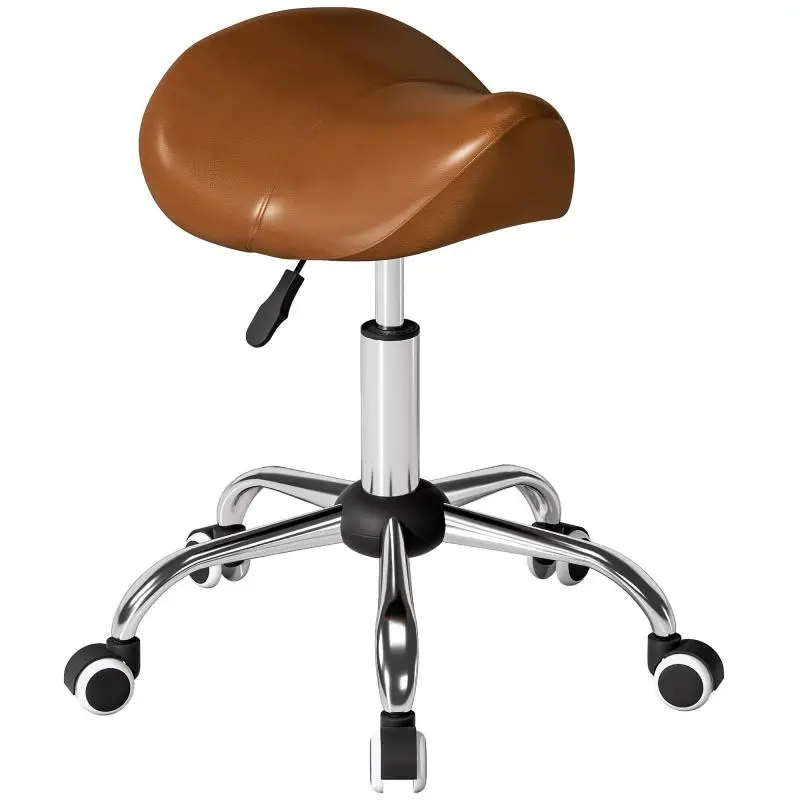 Rolling Swivel Stool with Adjustable Height