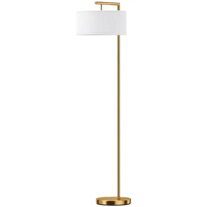 Floor Lamp with Fabric Shade, E27 Socket