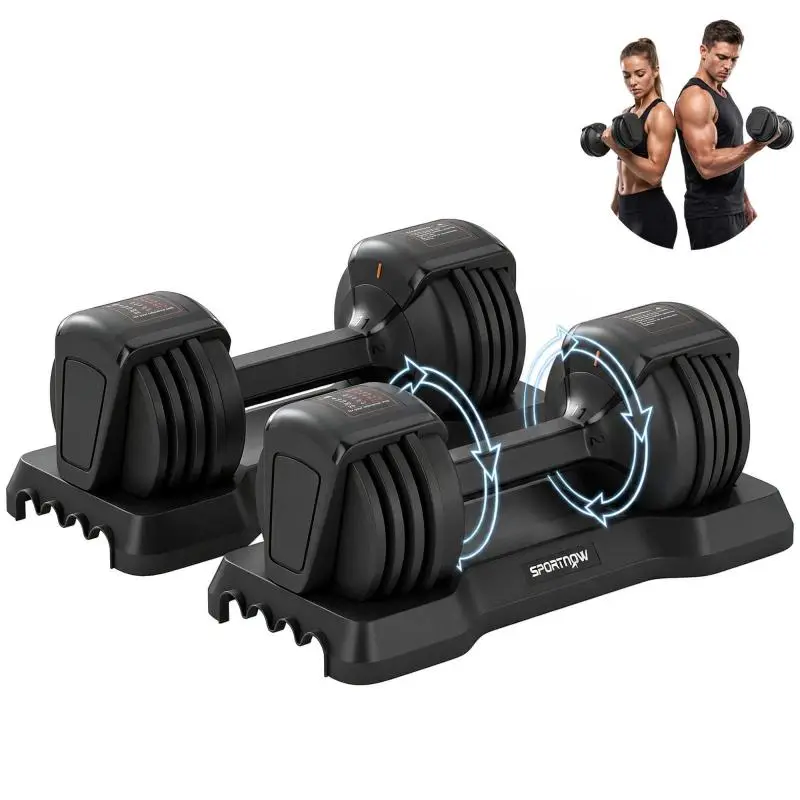 Adjustable Dumbbells, 2 × 11 kg