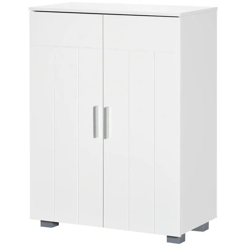 Bathroom Cabinet with 2 Doors and Adjustable Shelves