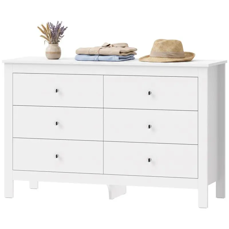6-Drawer Chest in White