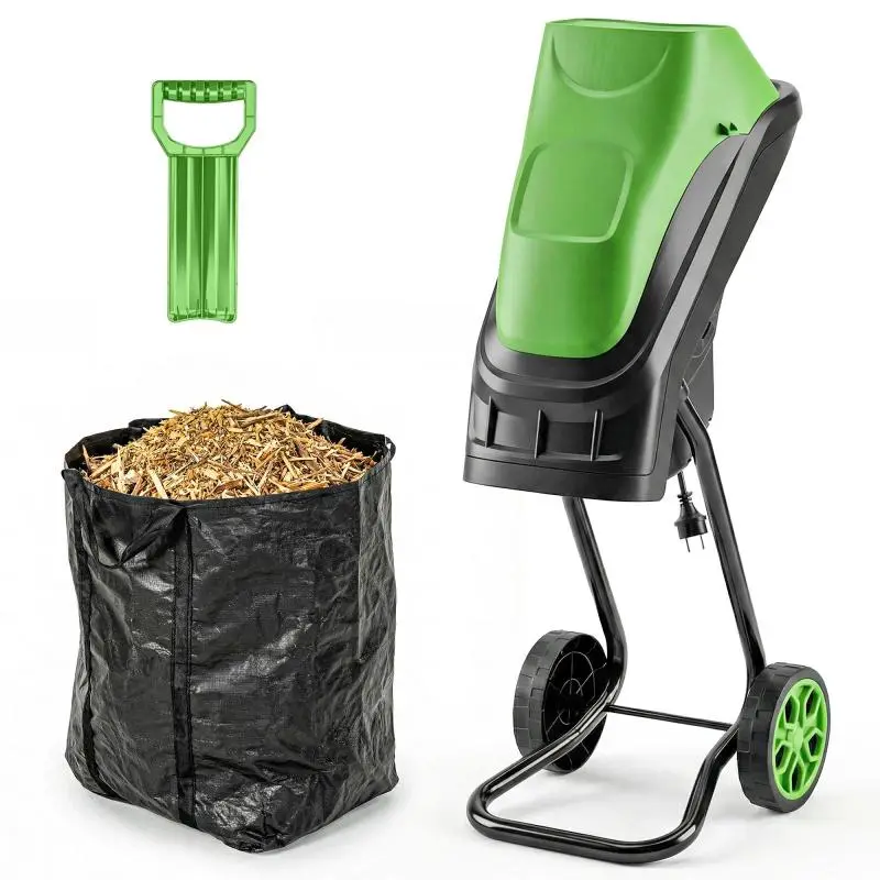 Electric Garden Shredder with 45 L Collection Bag