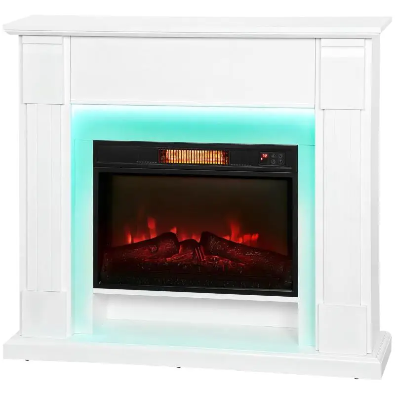 Recessed Electric Fireplace, 105 cm