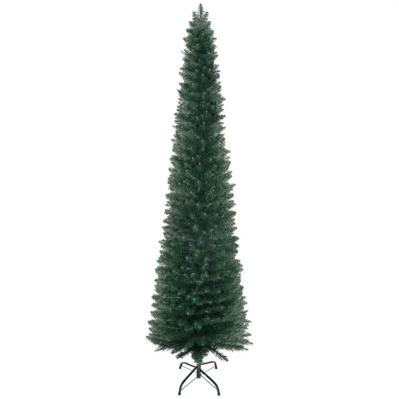 Slim Artificial Christmas Tree, 210 cm