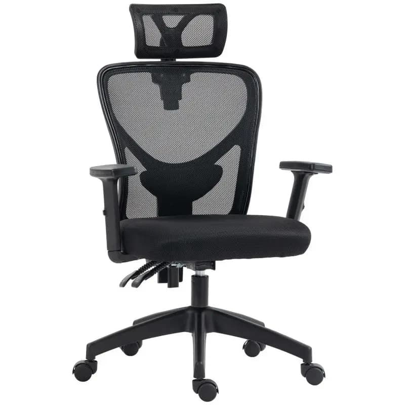 Ergonomic Office Chair with Headrest and Lumbar Support