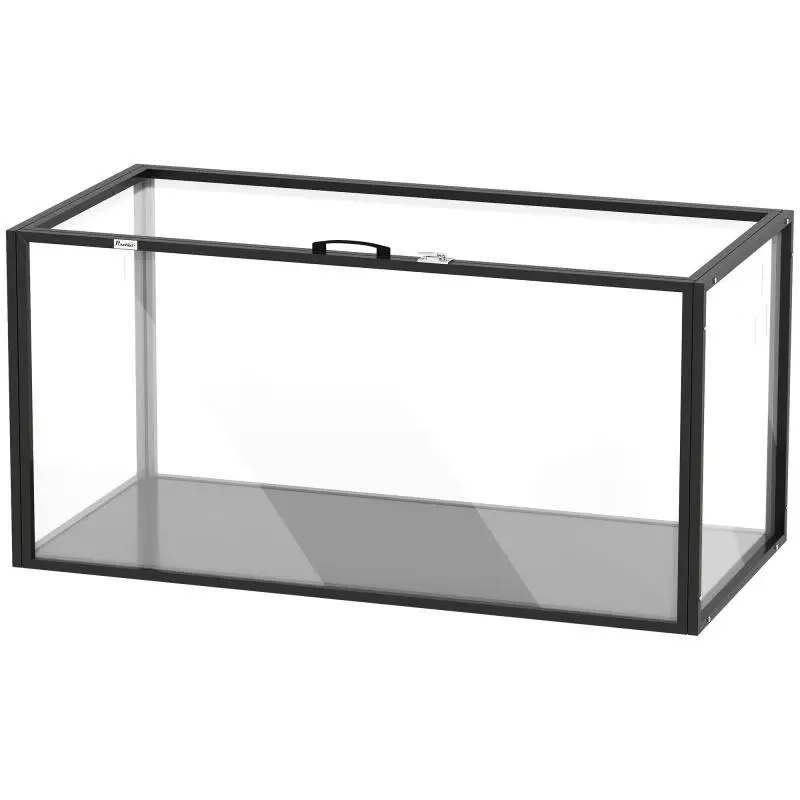 Hamster Habitat Cage, Black, 105 × 51 × 51 cm