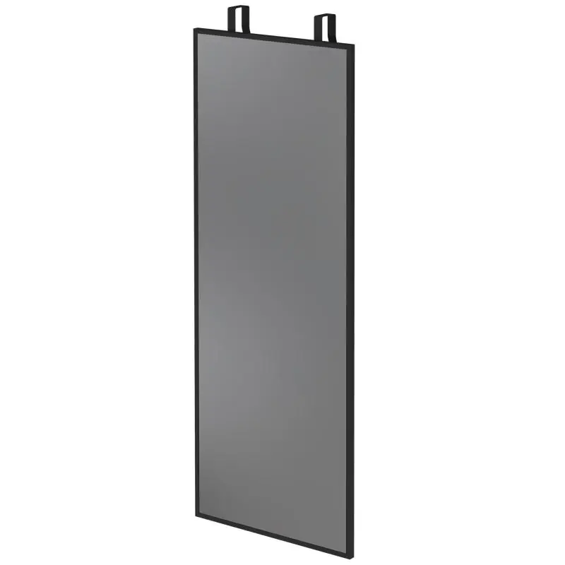 Rectangular Wall Mirror 110 x 40 cm, Black