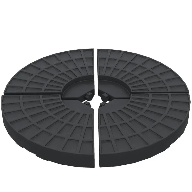 4-Piece Parasol Weight Base, Fillable