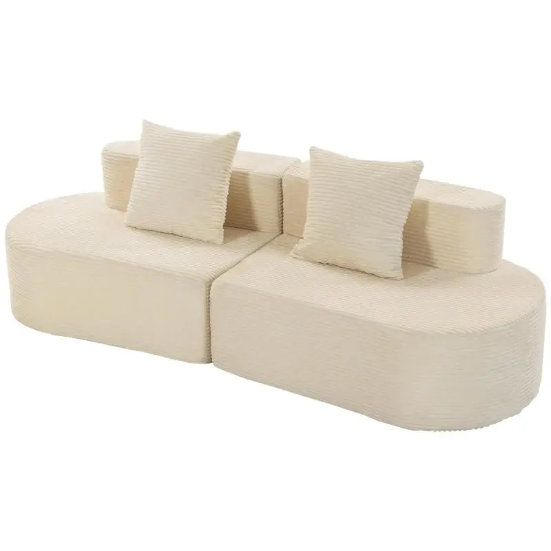 3-Seater Modular Sofa, Beige