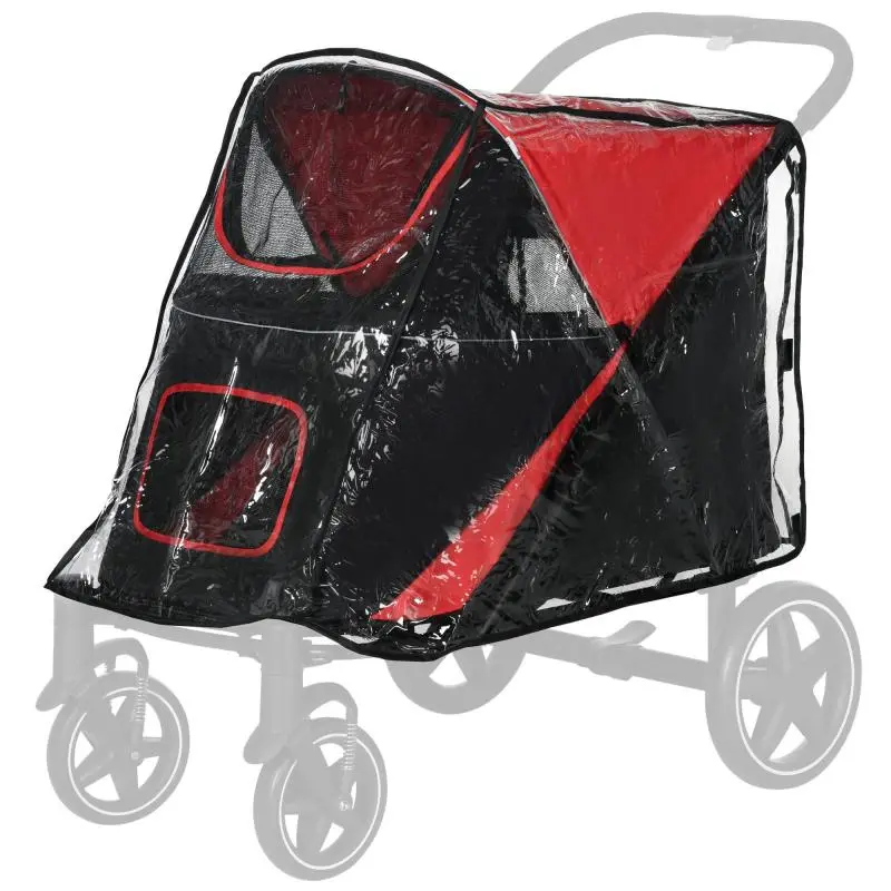 Dog Stroller Rain Cover, Transparent
