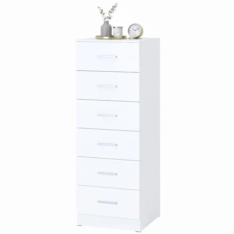 6-Drawer Chest, 40 × 40 × 110 cm