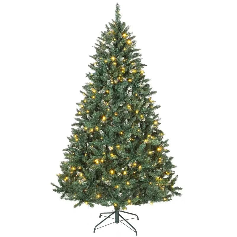 210 cm Fir Christmas Tree with LED Lights