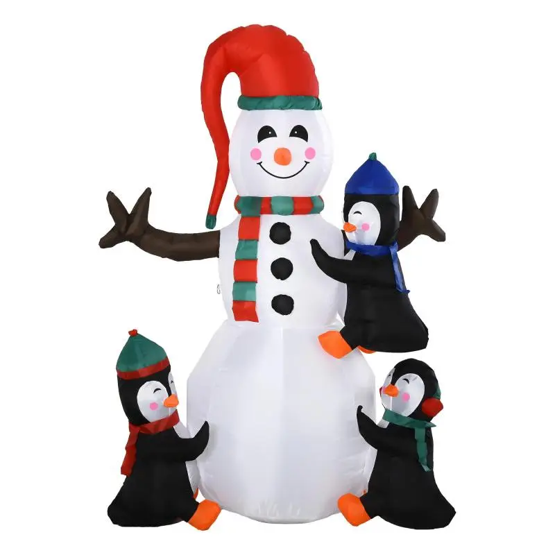Self-Inflating Snowman Christmas Decoration, 1.8 m