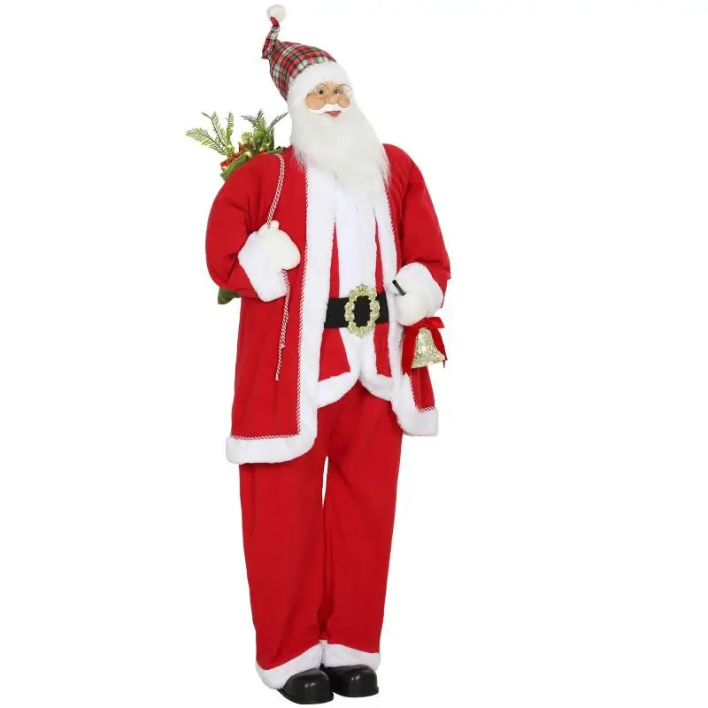 Standing Santa Claus Decoration with Sound, 160 cm