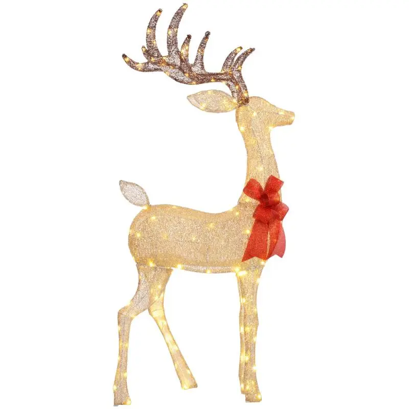 LED Reindeer Christmas Decoration, 66 × 25 × 135 cm